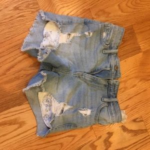 Blue Hollister shorts
